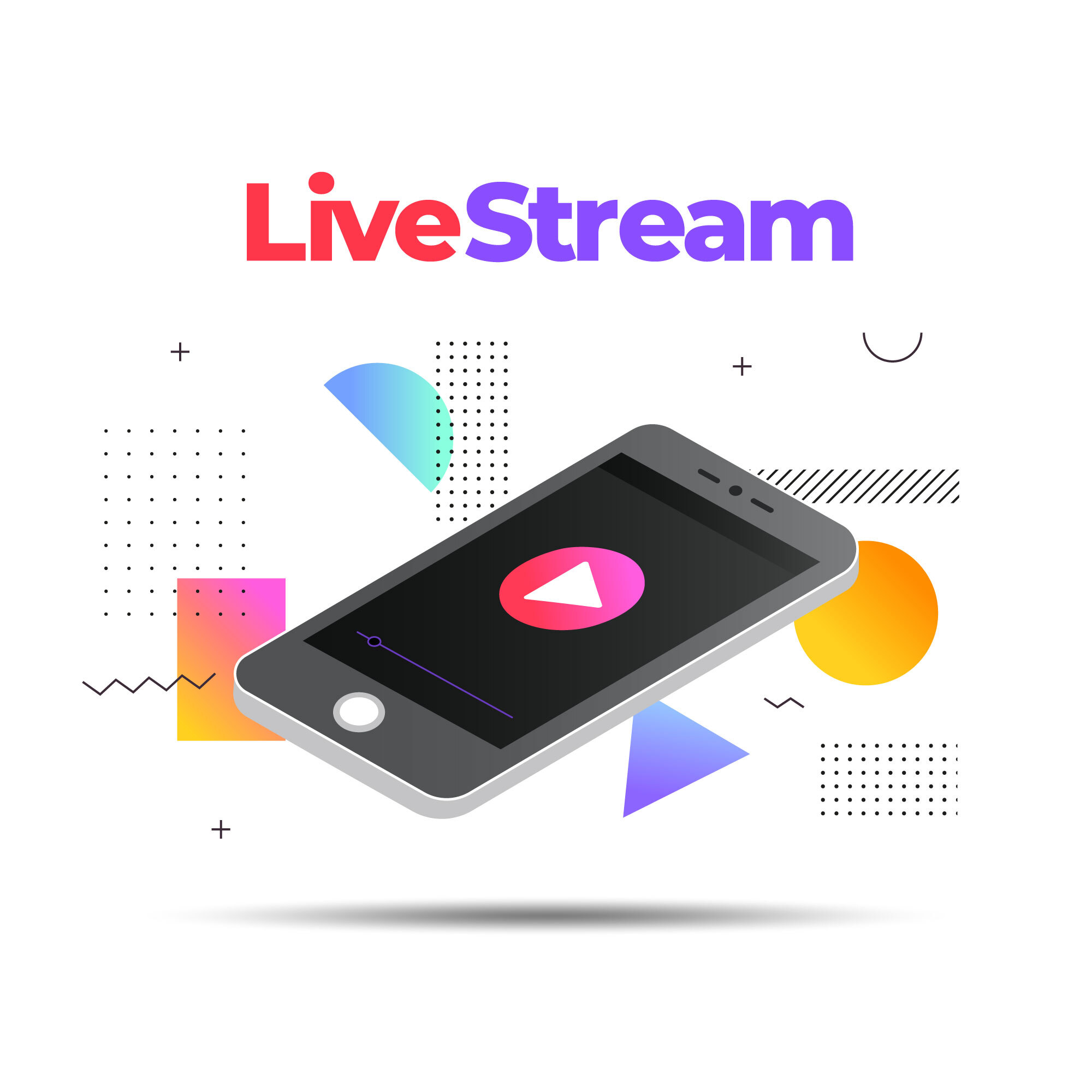 Live stream illustration